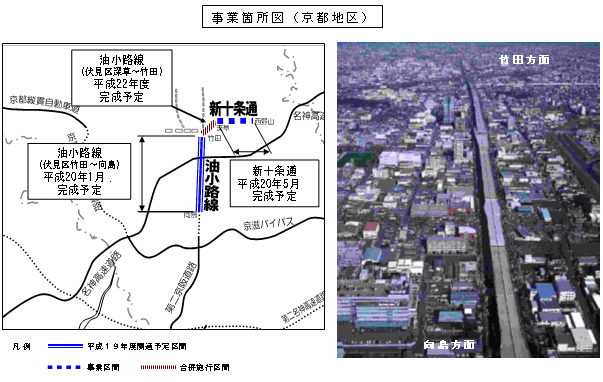 事業箇所図（京都地区）
