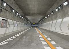 イメージ　阪神高速道路２号淀川左岸線の照明