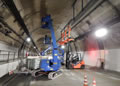 イメージ　短工期を実現した天井板撤去の取り組み　～神戸長田トンネル～