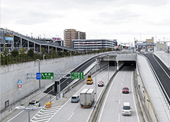 イメージ　阪神高速6号大和川線（三宝JCT～鉄砲）の供用
