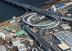 イメージ　阪神高速淀川左岸線海老江JCTの整備
