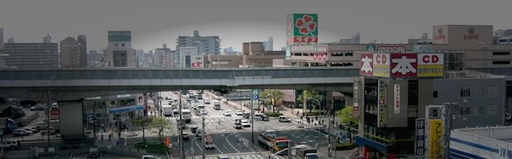 写真：14号松原線喜連瓜破高架橋