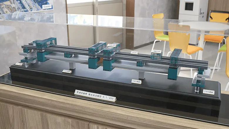 大規模更新工事 情報館（撤去状況模型の展示）