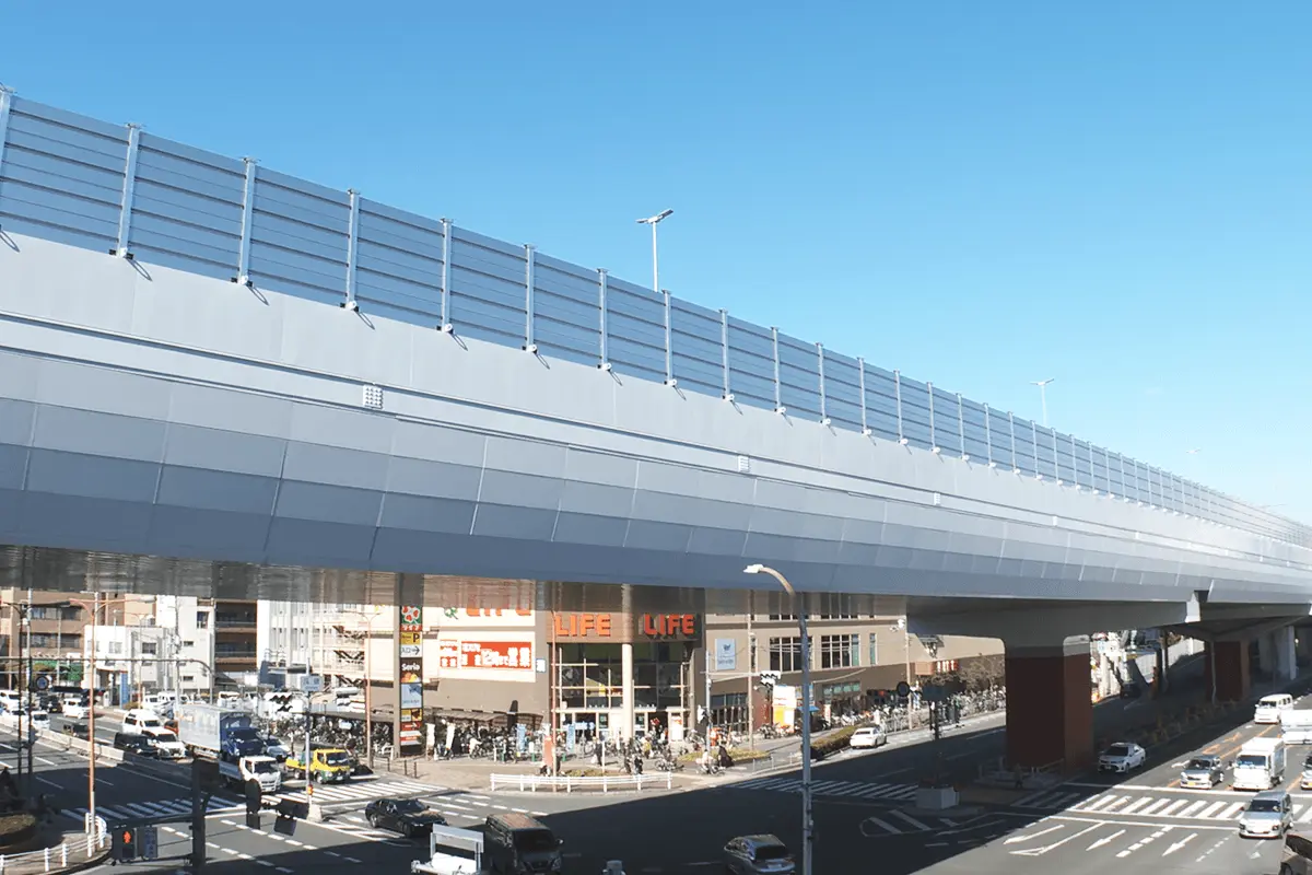 中央径間の架設作業