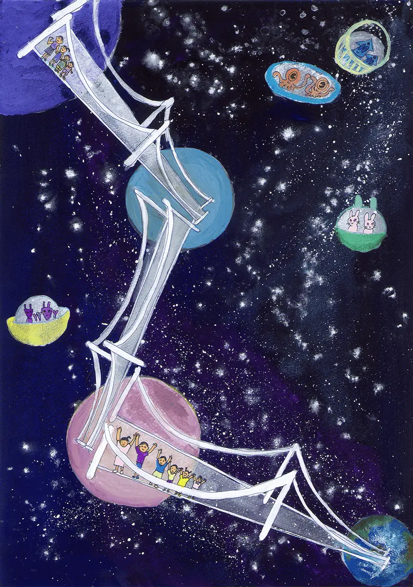 宇宙人に会いに行ける橋 永井 秀弥 さん(小学校 6年)