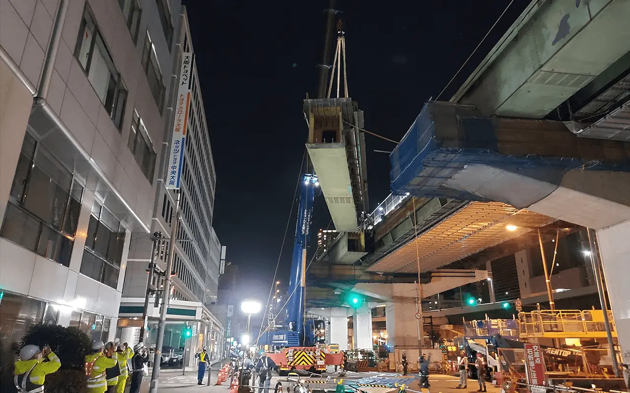 縦目地の解消工事