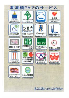 画像:サービス一覧表示板の設置