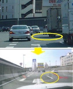 画像:区画線の書きなおし