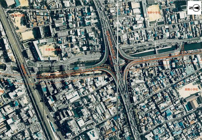 写真:1988年12月撮影(用地取得前)