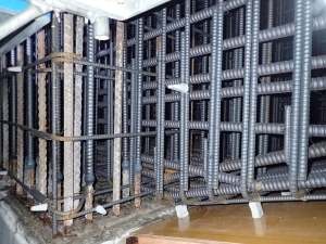 1ブロック再構築 鉄筋型枠