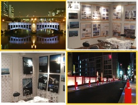 橋のパネル展(阪神高速×大阪市建設局)