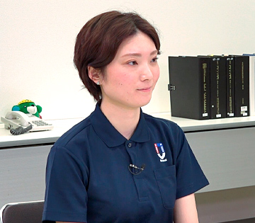 管理本部 管理企画部 保全技術課 越野 まやか