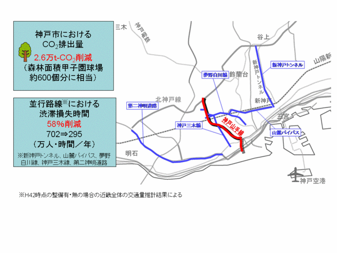 地図：渋滞緩和・環境改善