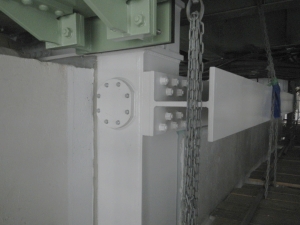 7ブロック耐震補強工事中