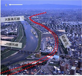 浅香山町付近~東浅香山町付近