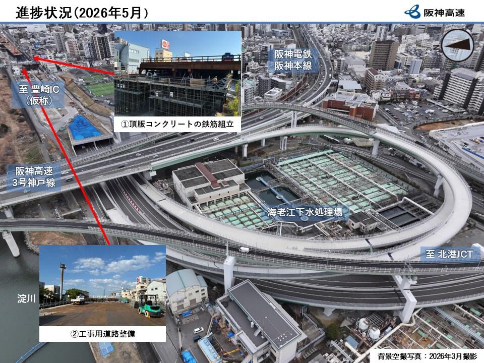 進捗状況 海老江区間 | 阪神高速道路 企業情報サイト