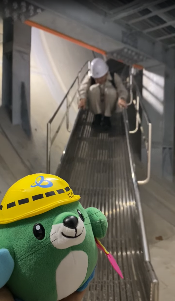 大和川線シールドトンネル区間の避難経路にもぐる！
