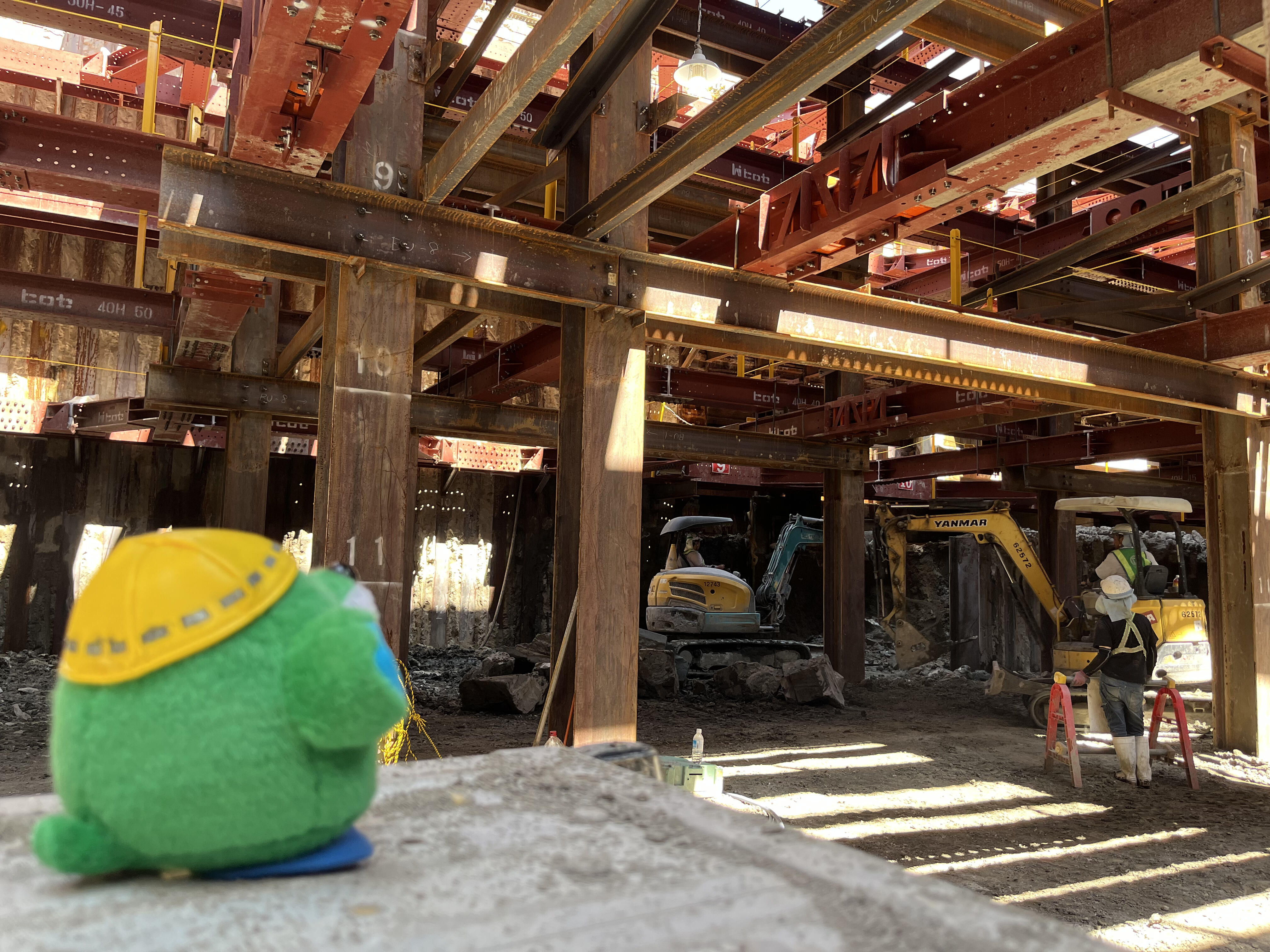 地下に潜入してきたね✨