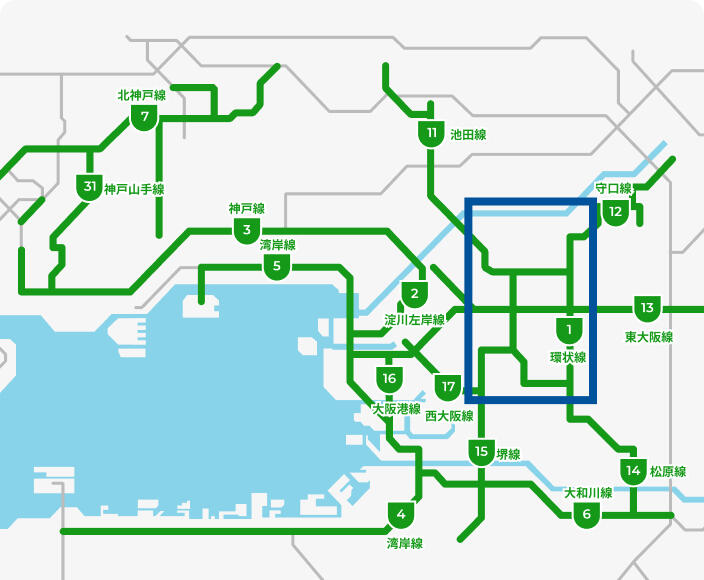 環状線詳細図