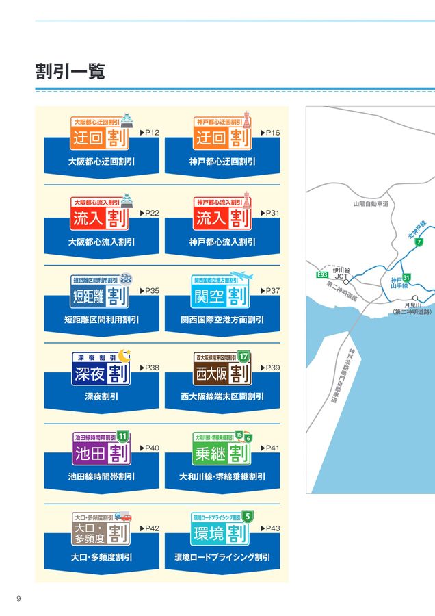 阪神高速料金ガイド 2024年6月