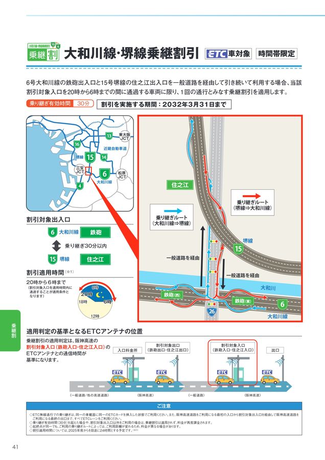 阪神高速料金ガイド 2024年6月