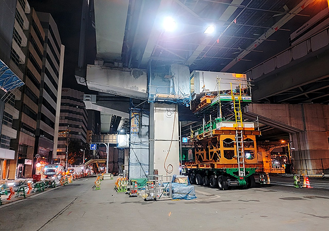 2023年1月 東上P54付近　路下状況