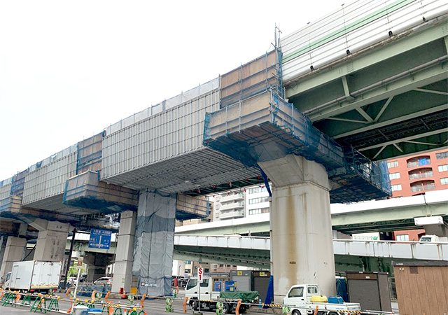 2023年4月 東上P54付近　路下状況