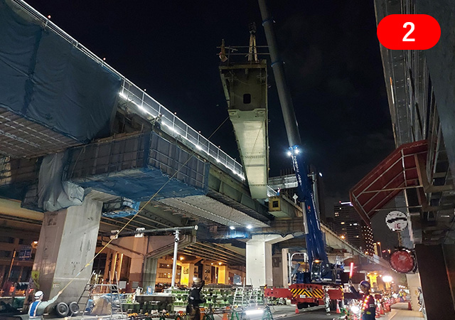 2023年6月 東上P50付近　高速道路上