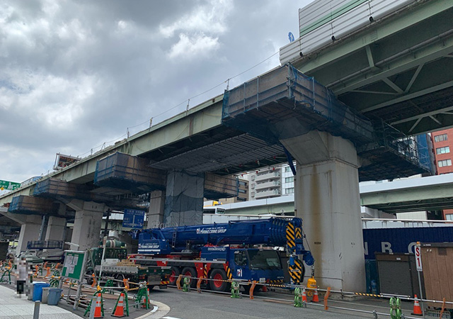 2023年6月 東上P54付近　路下状況