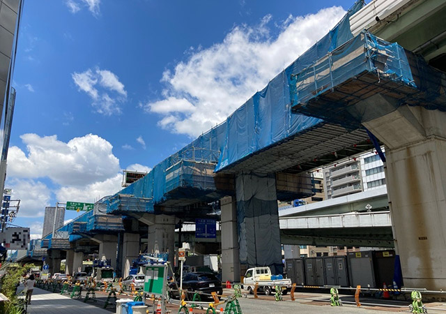 2023年7月 東上P54付近　路下状況