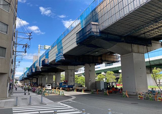 2023年8月 東上P48付近　路下状況