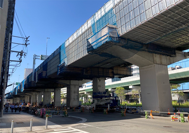 2023年10月 東上P48付近　路下状況