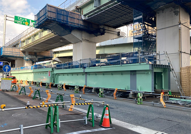 2023年10月 東上P54付近　路下状況