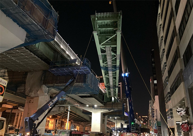 2023年10月 東上P54付近　路下状況