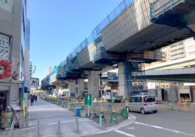 2024年1月 東上P54付近　路下状況