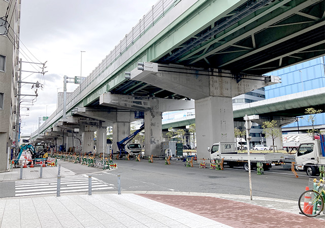 2024年2月 東上P48付近　路下状況