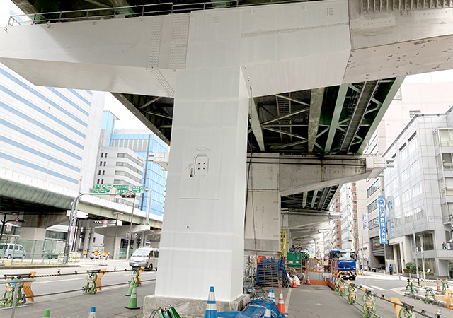 2024年2月 東上P48付近　路下状況