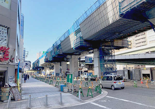 2024年2月 東上P54付近　路下状況