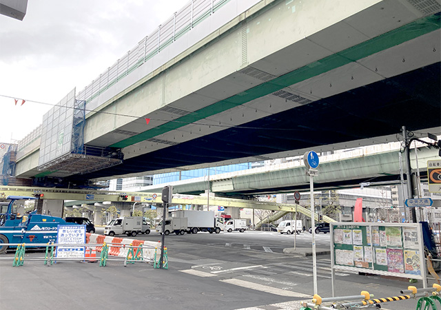 2024年2月 東上P54付近　路下状況