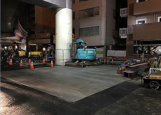 2022年12月 PE-02北 路面覆工