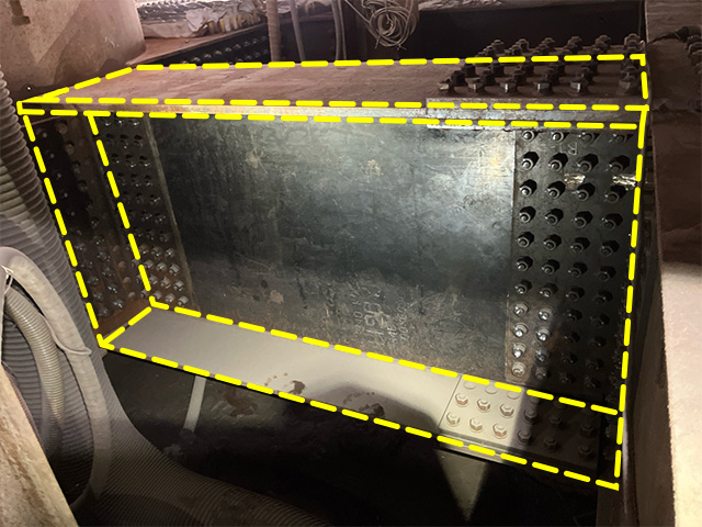 2024年7月 PE-02北 増設梁設置工
