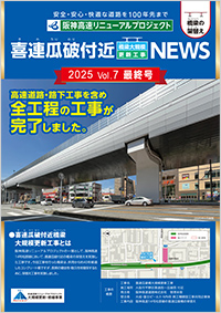 喜連瓜破付近 橋梁大規模更新工事 NEWS