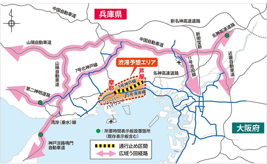 工事期間中のう回（広域）について