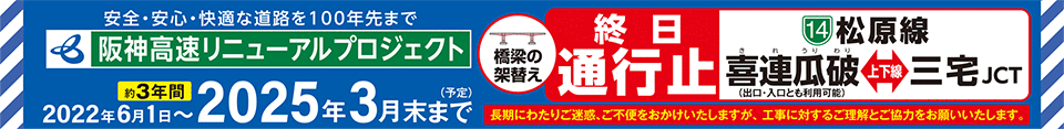 14号松原線 喜連瓜破付近