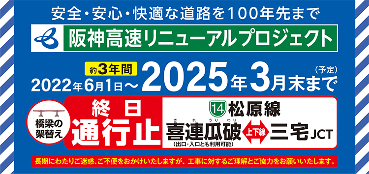 14号松原線 喜連瓜破付近